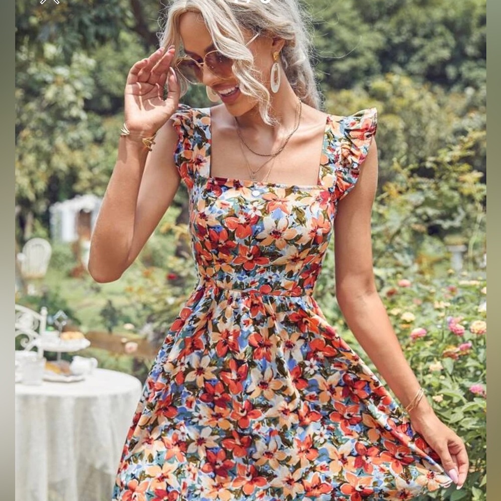 NWOT SHEIN Floral Dress